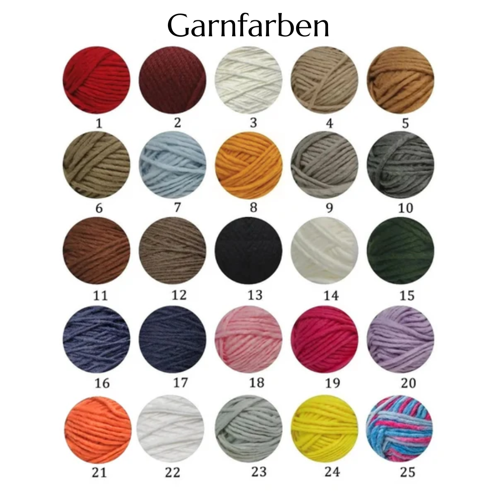 Handgestrickter, personalisierter Pullover