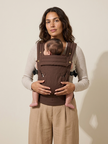 Babytrage - Cocoa Leinen