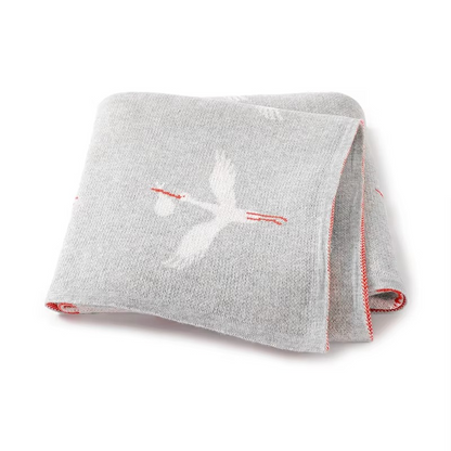 Gestrickte Crane Decke
