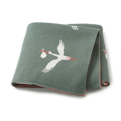 Gestrickte Crane Decke