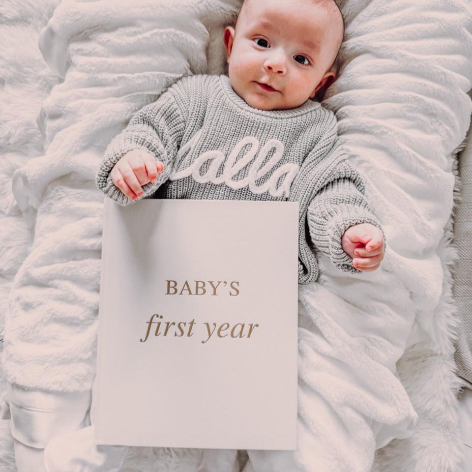 Baby-Tagebuch für das erste Jahr