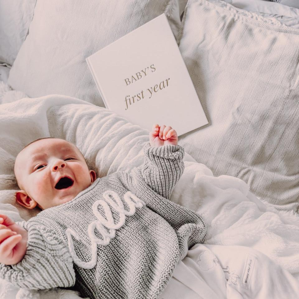 Baby-Tagebuch für das erste Jahr