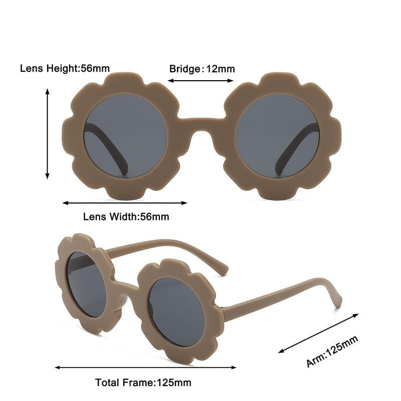 Blumen-Sonnenbrille