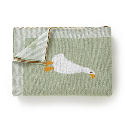Gestrickte Goose Decke