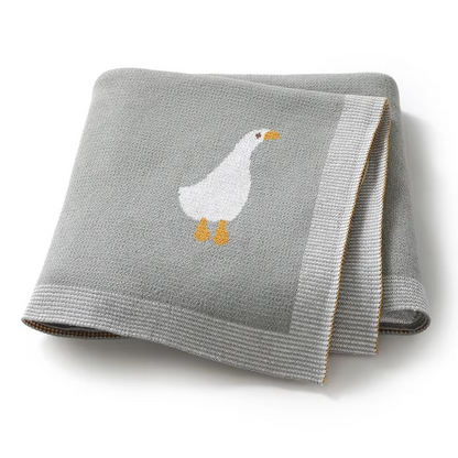 Gestrickte Goose Decke