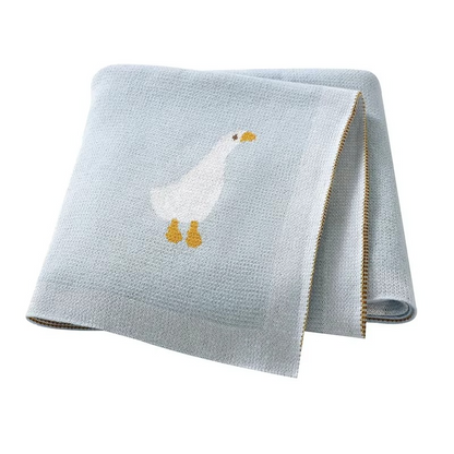 Gestrickte Goose Decke