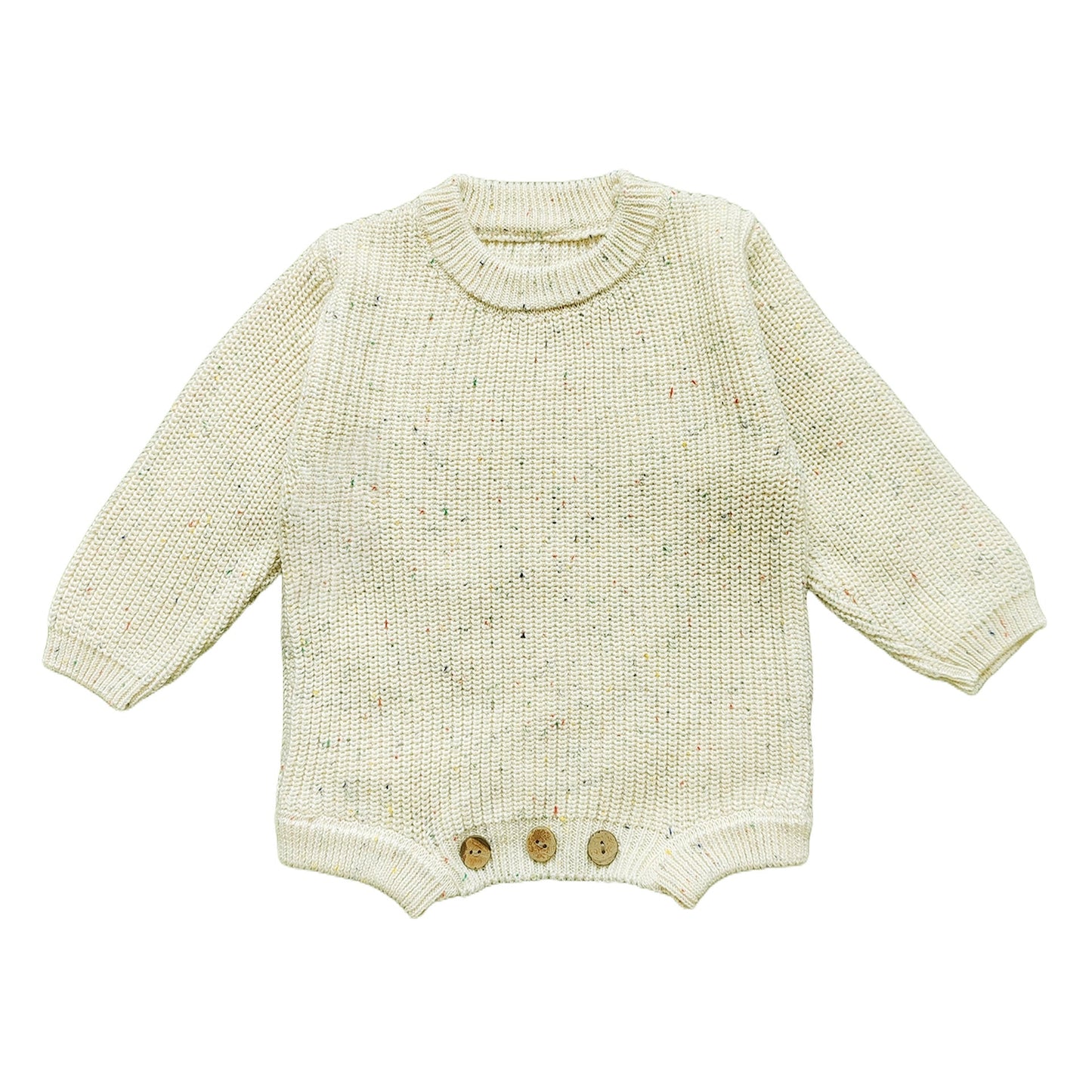 Handgestrickter personalisierter Strampler