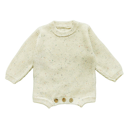 Handgestrickter personalisierter Strampler