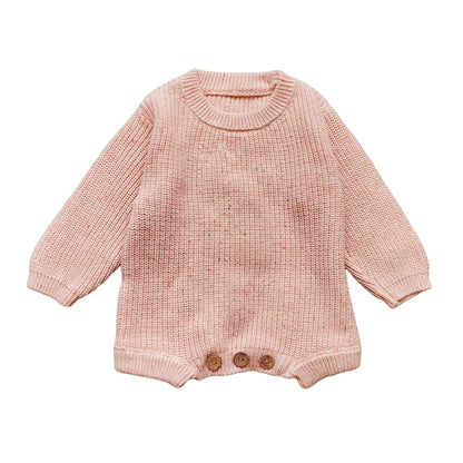 Handgestrickter personalisierter Strampler