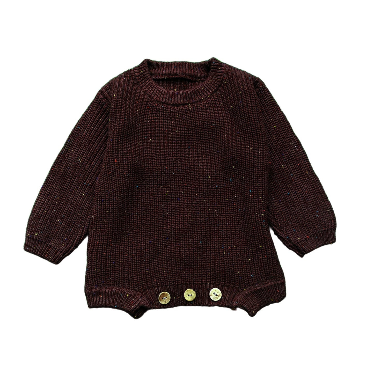 Handgestrickter personalisierter Strampler