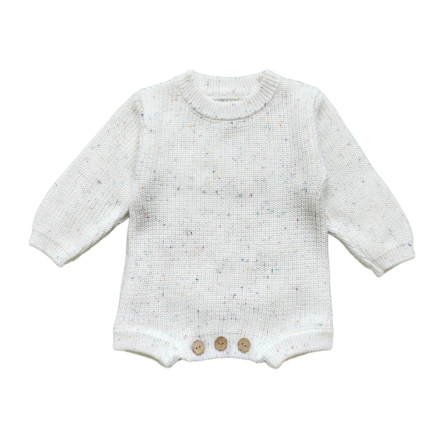 Handgestrickter personalisierter Strampler