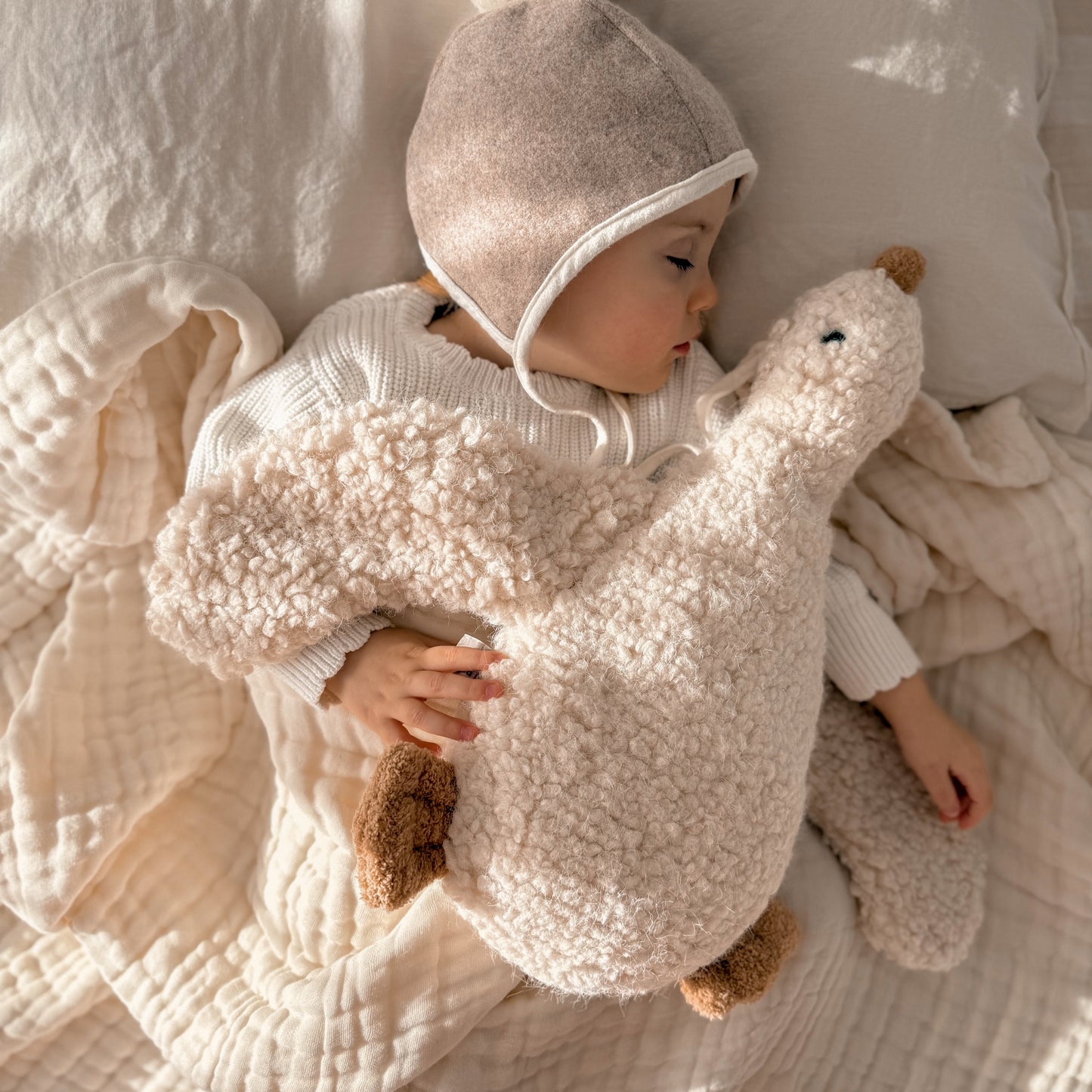 Handgemachte Kuschelente