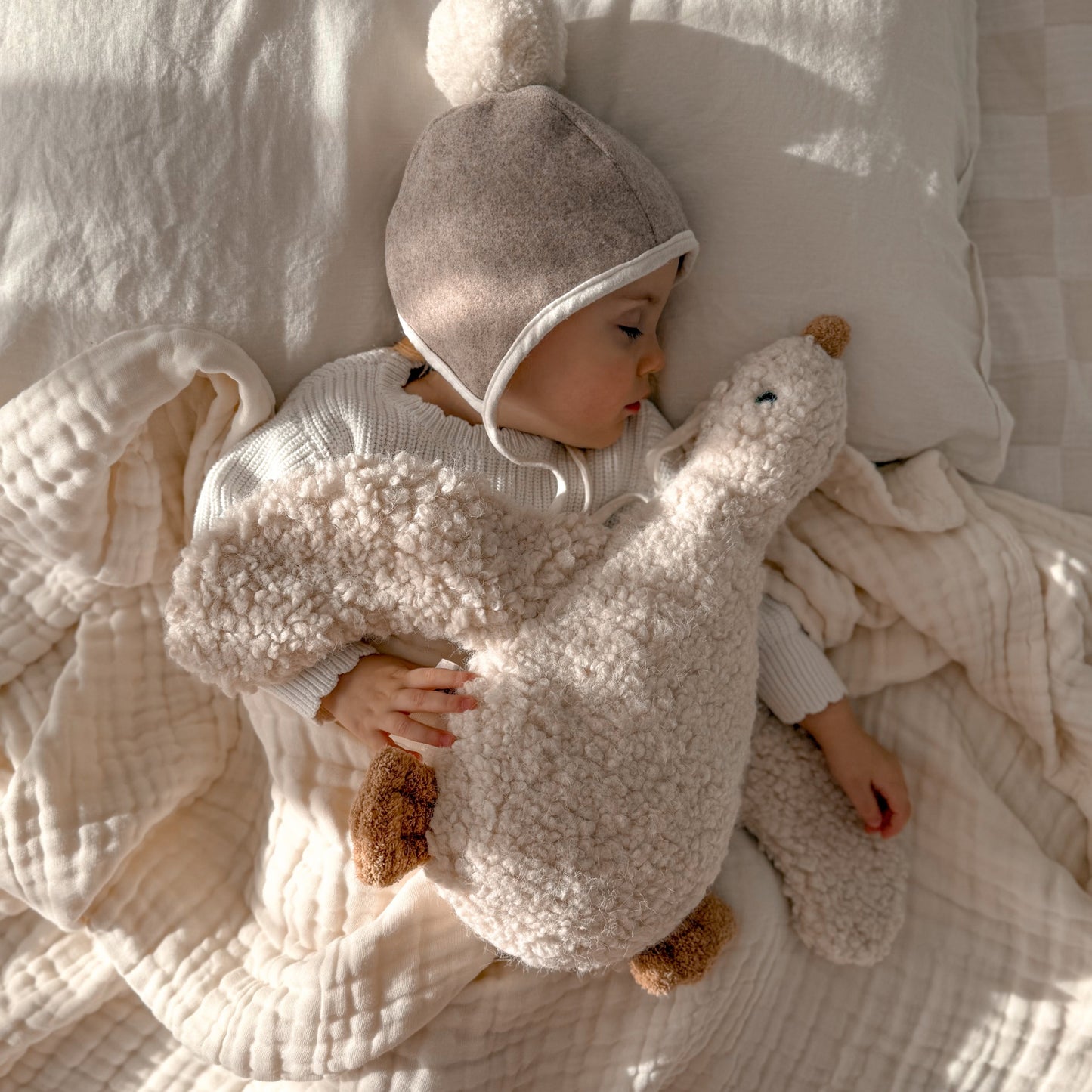 Handgemachte Kuschelente