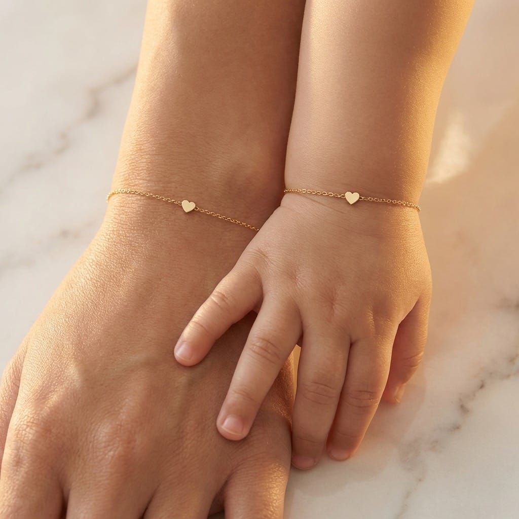 Passendes Herz-Armband-Set | Mama + Baby